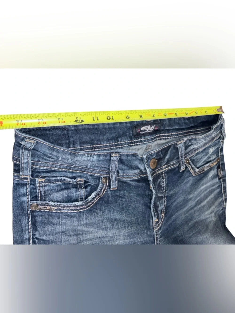 Silver Jeans Co Suki Ankle Slim Jeans W31 L27 Medium Wash Stretch Denim - Picture 9 of 11